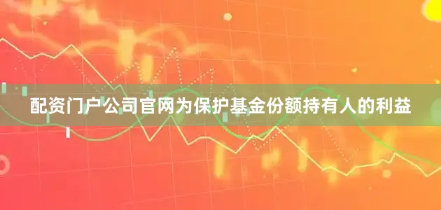配资门户公司官网为保护基金份额持有人的利益
